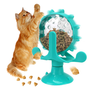 Cat Rotating Toy Feeder